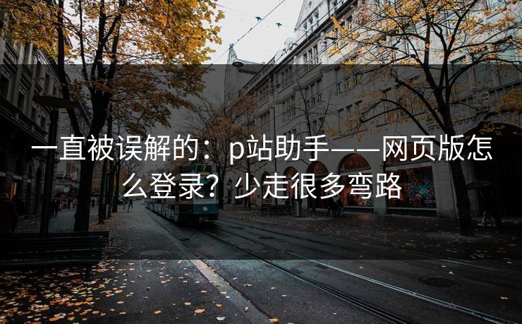 一直被误解的：p站助手——网页版怎么登录？少走很多弯路